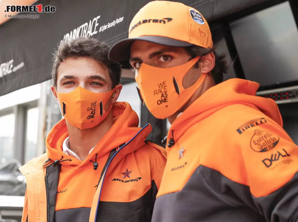 Foto zur News: Lando Norris, Carlos Sainz