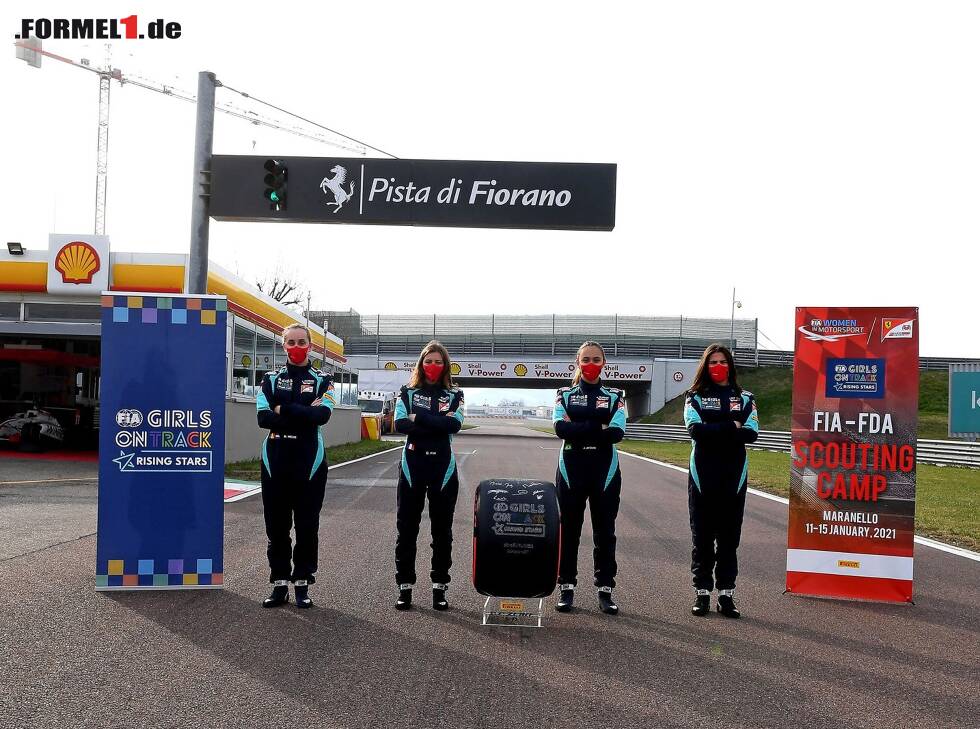 Foto zur News: Girls on Track, Ferrari-Sichtung, Fiorano