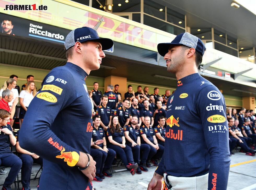 Foto zur News: Max Verstappen, Daniel Ricciardo