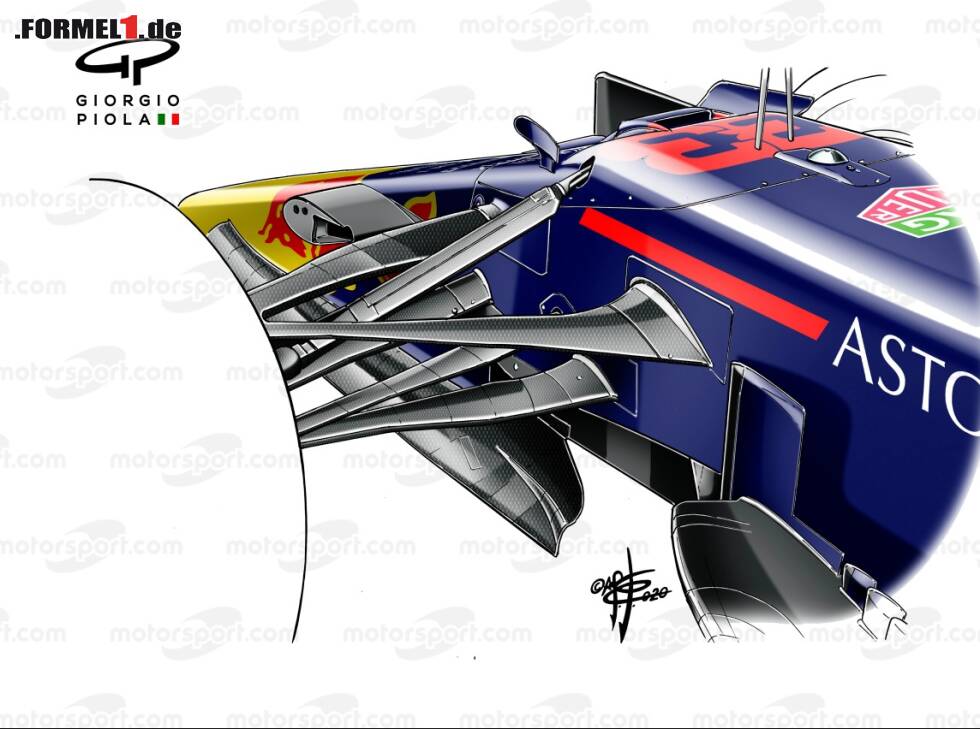 Foto zur News: Red Bull RB16B, Vorderradaufhängung