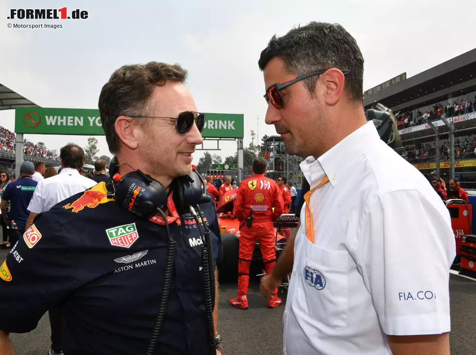 Christian Horner und Michael Masi Foto zur News: Christian Horner und Michael Masi