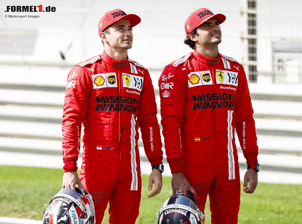 Foto zur News: Charles Leclerc, Carlos Sainz