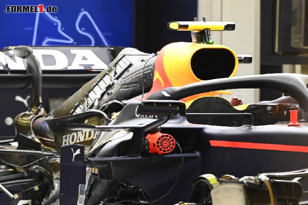 Foto zur News: Red Bull RB16B, Motorinstallation