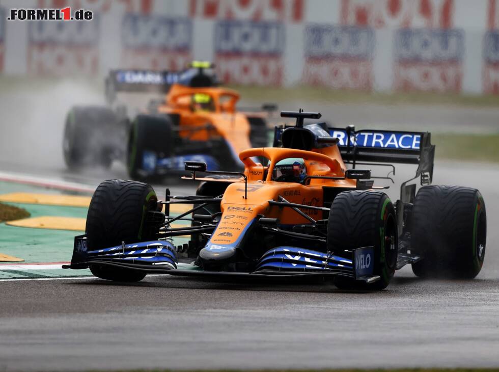 Foto zur News: Daniel Ricciardo, Lando Norris