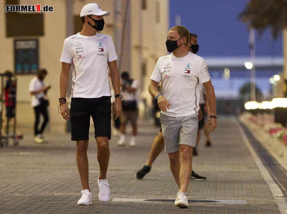 George Russell, Valtteri Bottas Foto zur News: George Russell, Valtteri Bottas