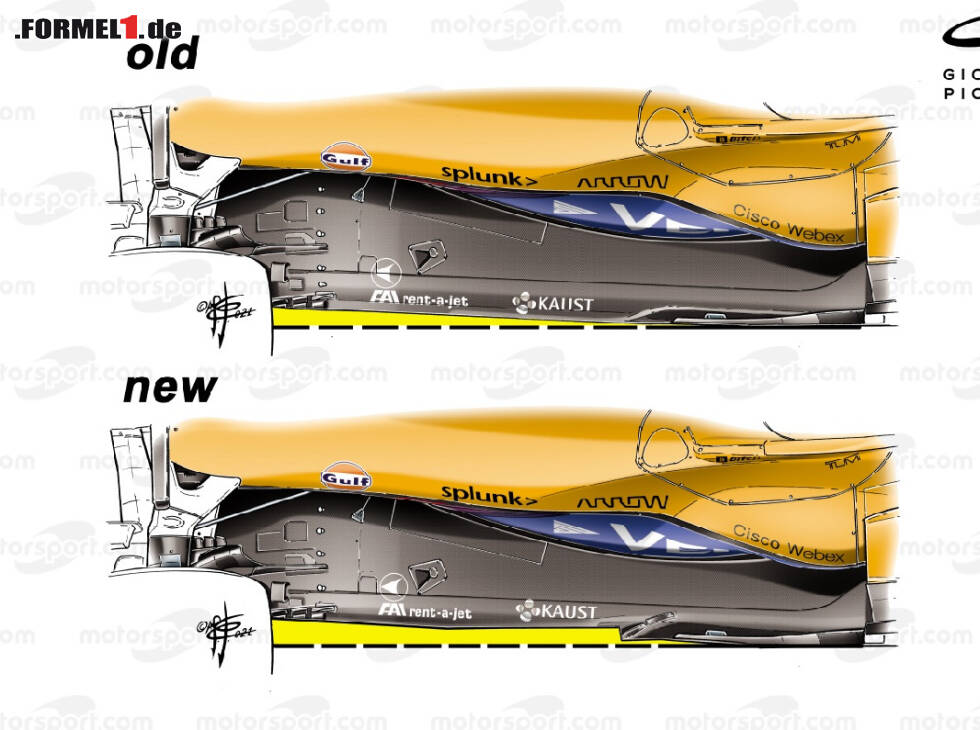 Foto zur News: McLaren-Unterboden