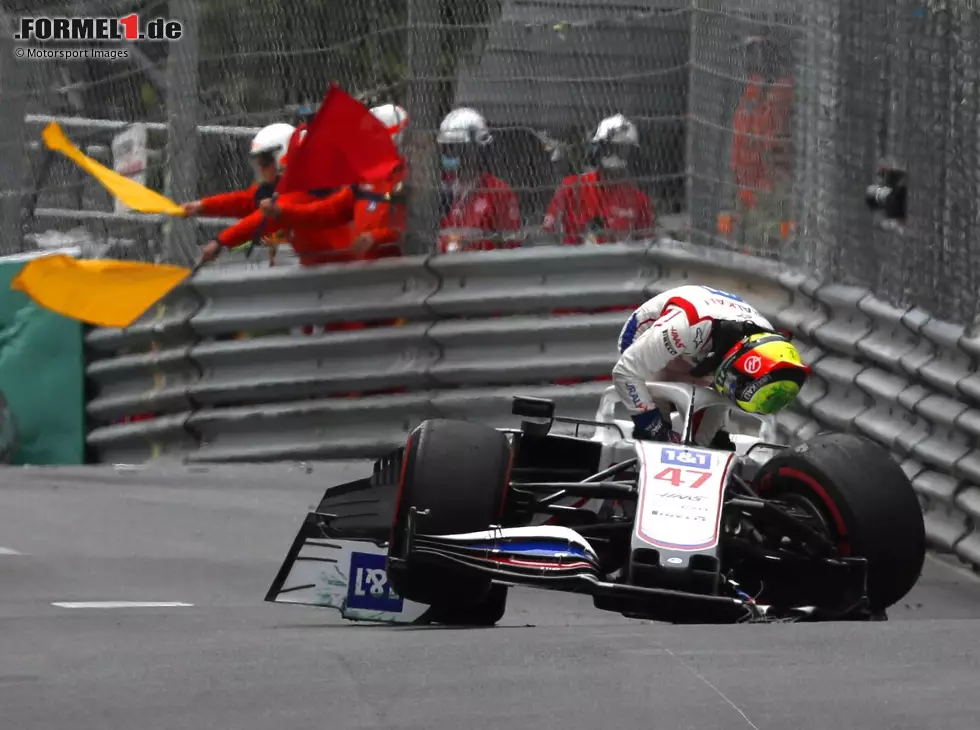 Mick Schumacher, Unfall in Monaco Foto zur News: Mick Schumacher, Unfall in Monaco