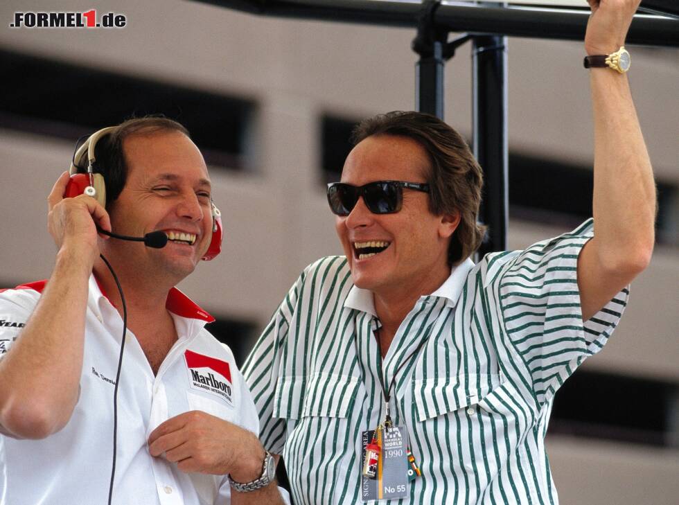 Foto zur News: Ron Dennis, Karim Ojjeh