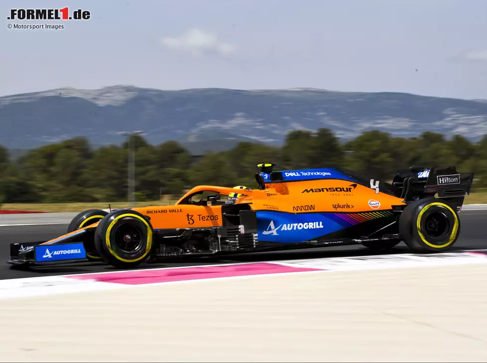 Foto zur News: Lando Norris (McLaren)  im Training zum Großen Preis von Frankreich in Le Castellet