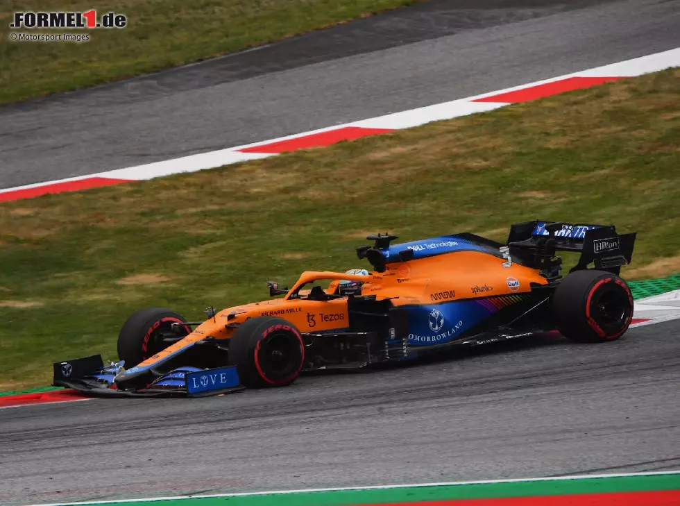 Foto zur News: Formel-1-Pilot Daniel Ricciardo (McLaren) im Training zum Großen Preis von Österreich auf dem Red-Bull-Ring in Spielberg