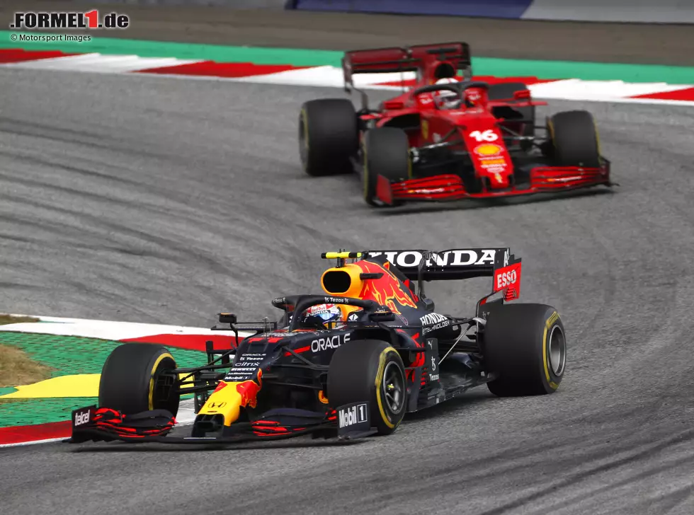 Sergio Perez, Charles Leclerc Foto zur News: Sergio Perez, Charles Leclerc