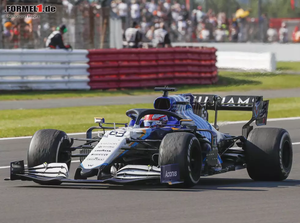 Foto zur News: George Russell (Williams) im Formel-1-Rennen von Großbritannien 2021 in Silverstone