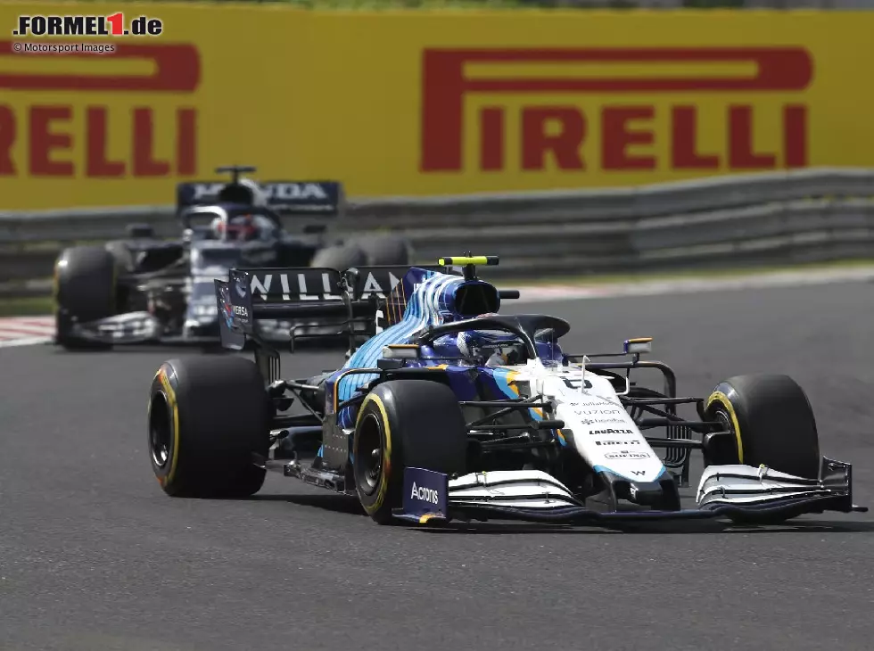 Nicholas Latifi (Williams) beim Formel-1-Rennen in Ungarn Foto zur News: Nicholas Latifi (Williams) beim Formel-1-Rennen in Ungarn