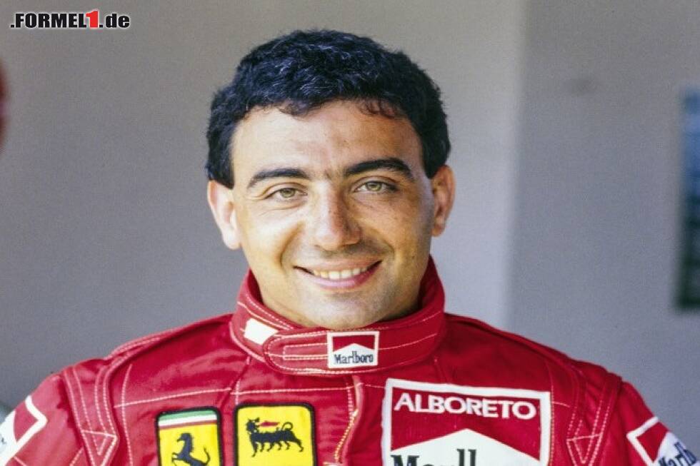 Foto zur News: Porträt von Michele Alboreto, als Formel-1-Fahrer bei Ferrari