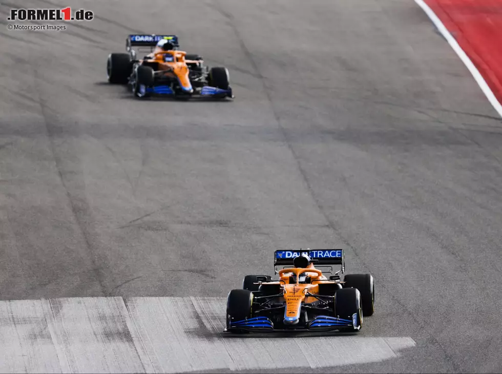 Foto zur News: Daniel Ricciardo, Lando Norris