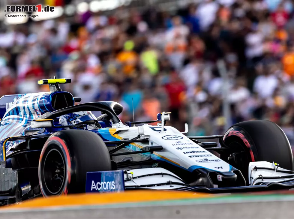 Foto zur News: Nicholas Latifi (Williams FW43B) beim Formel-1-Rennen in Austin 2021