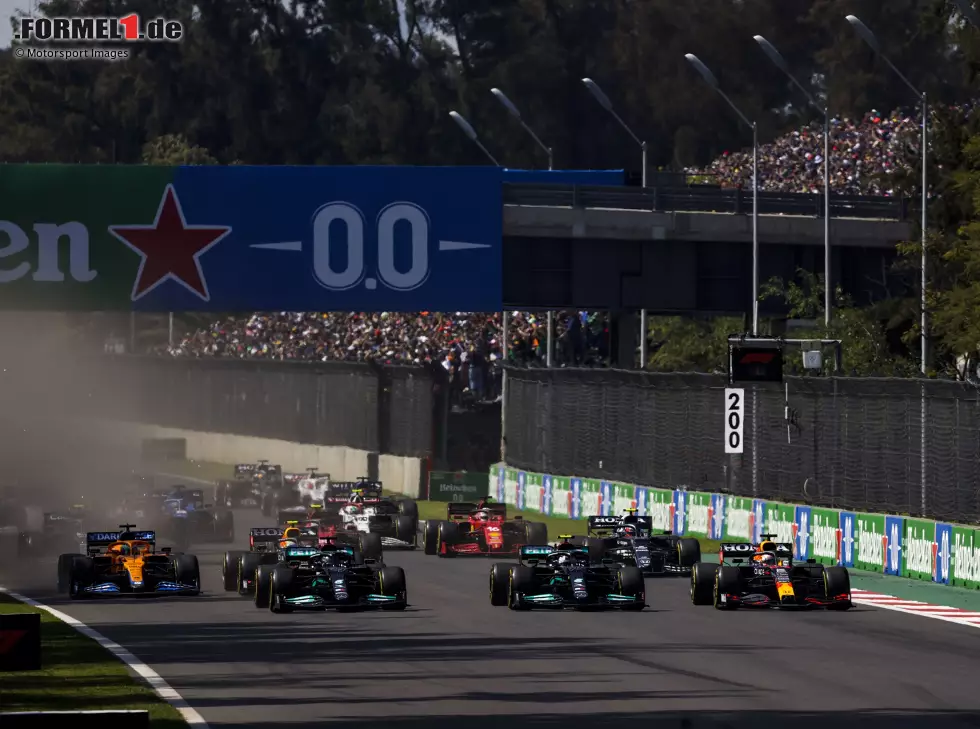 Max Verstappen, Lewis Hamilton, Valtteri Bottas, Daniel Ricciardo, Sergio Perez Foto zur News: Max Verstappen, Lewis Hamilton, Valtteri Bottas, Daniel Ricciardo, Sergio Perez