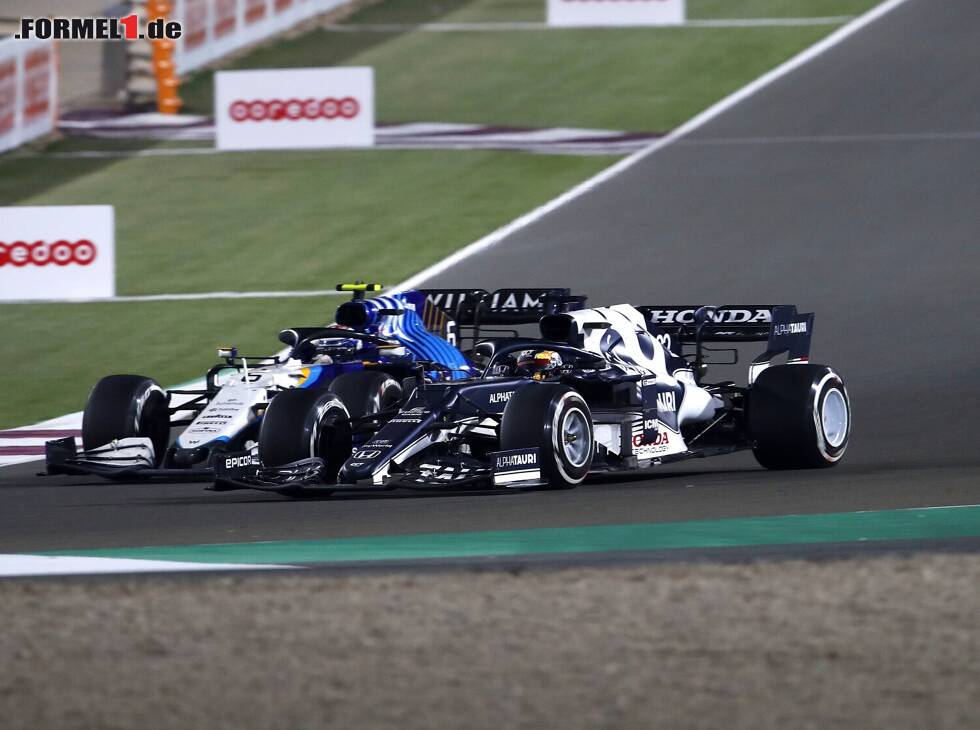 Yuki Tsunoda, Nicholas Latifi Foto zur News: Yuki Tsunoda, Nicholas Latifi