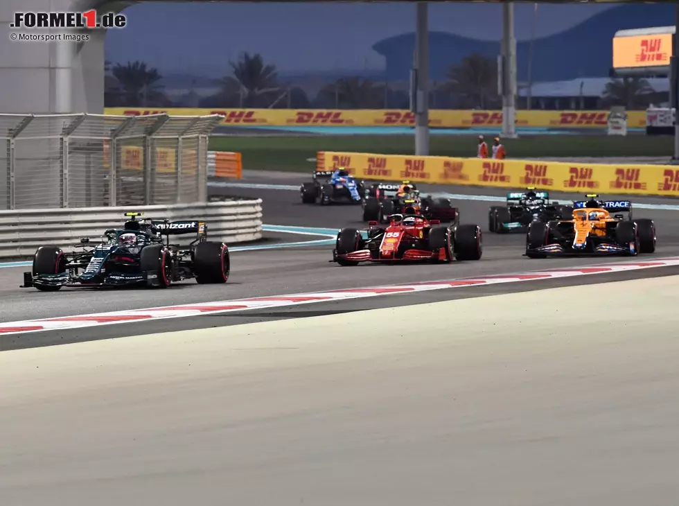 Sebastian Vettel, Carlos Sainz, Lando Norris Foto zur News: Sebastian Vettel, Carlos Sainz, Lando Norris