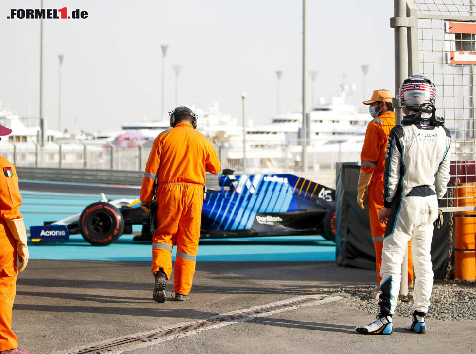 Foto zur News: Logan Sargeant (Williams) beim Formel-1-Test von Abu Dhabi 2021