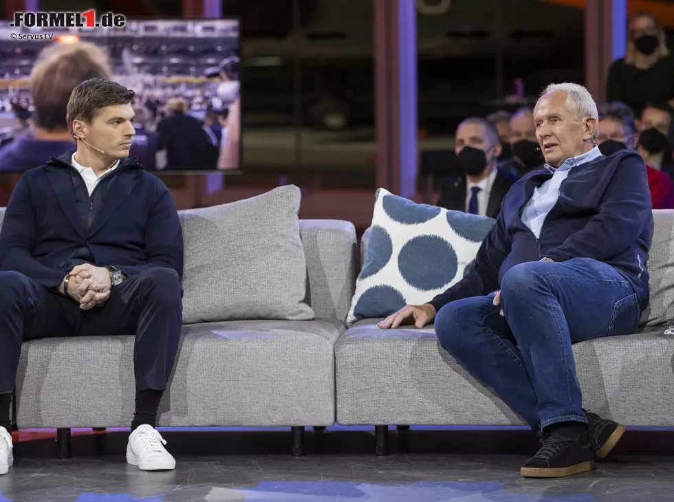 Foto zur News: Max Verstappen, Helmut Marko