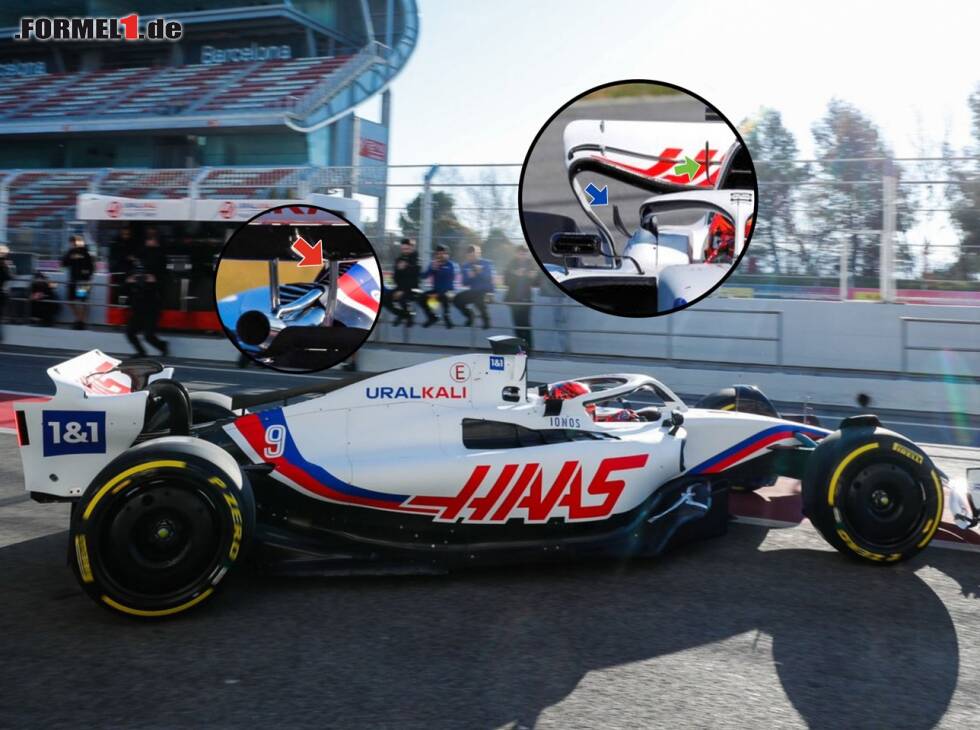 Foto zur News: Formel-1-Auto Haas VF-22 mit Technik-Details