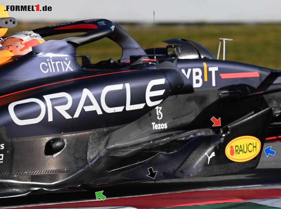 Foto zur News: Seitenkasten des Red Bull RB18 bei den Formel-1-Wintertests 2022 in Barcelona