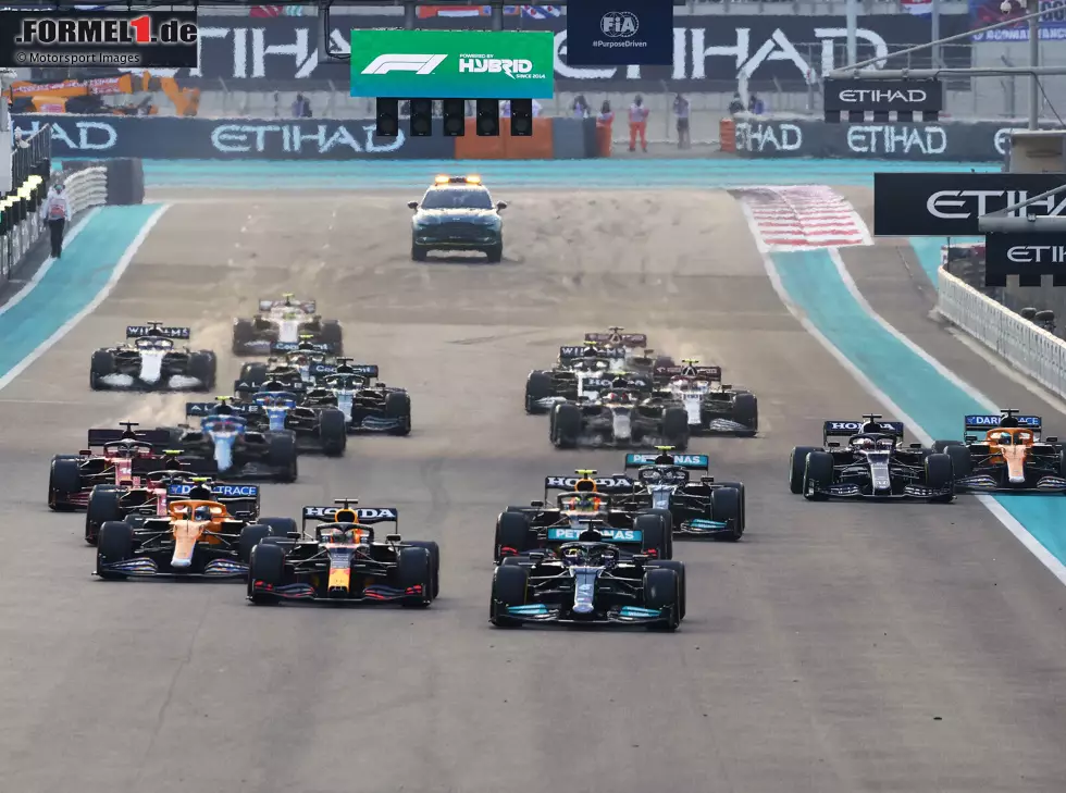 Lewis Hamilton, Max Verstappen, Lando Norris, Sergio Perez, Valtteri Bottas Foto zur News: Lewis Hamilton, Max Verstappen, Lando Norris, Sergio Perez, Valtteri Bottas