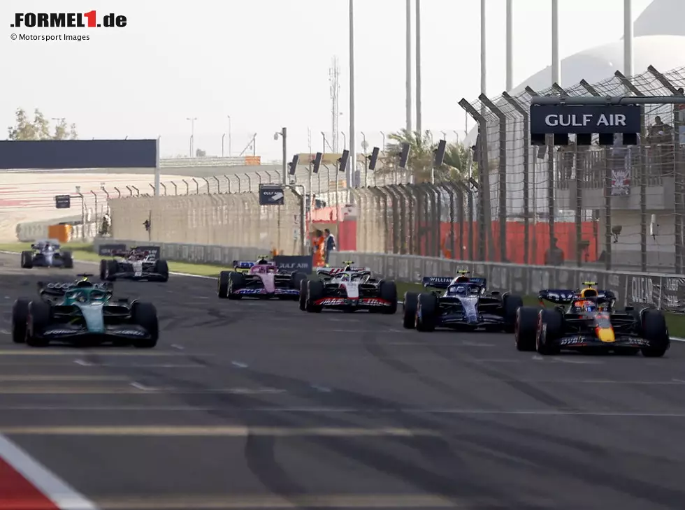 Foto zur News: Formel 1, Bahrain, Startaufstellung