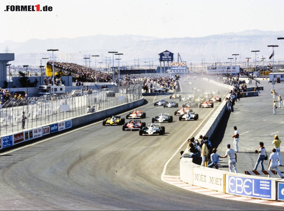 Start zum Grand Prix in Las Vegas (USA) 1981 Foto zur News: Start zum Grand Prix in Las Vegas (USA) 1981