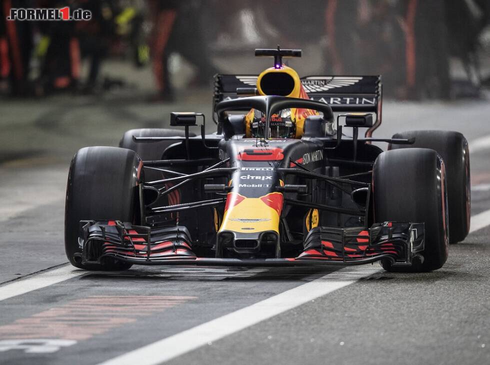 Foto zur News: Daniel Ricciardo 2018 als Red-Bull-Fahrer in der Formel 1