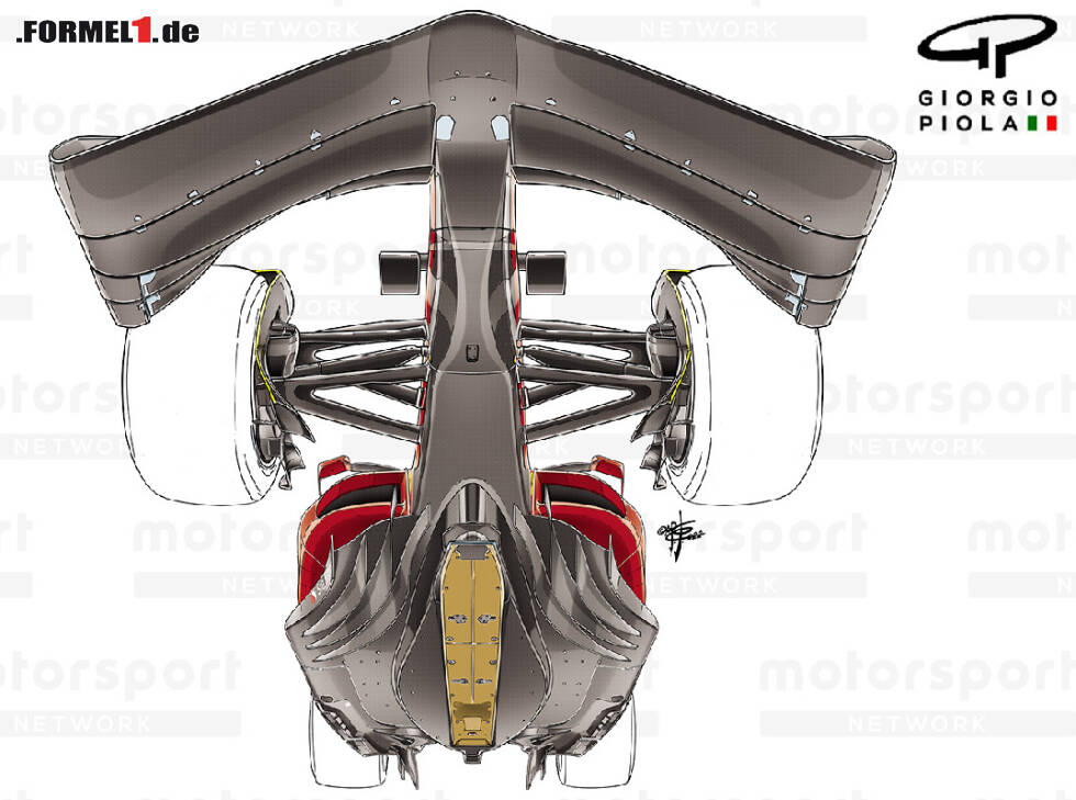 Foto zur News: Unterboden des Ferrari F1-75