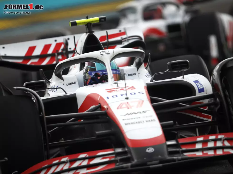 Foto zur News: Mick Schumacher im Haas VF-22 beim Formel-1-Rennen 2022 in Miami