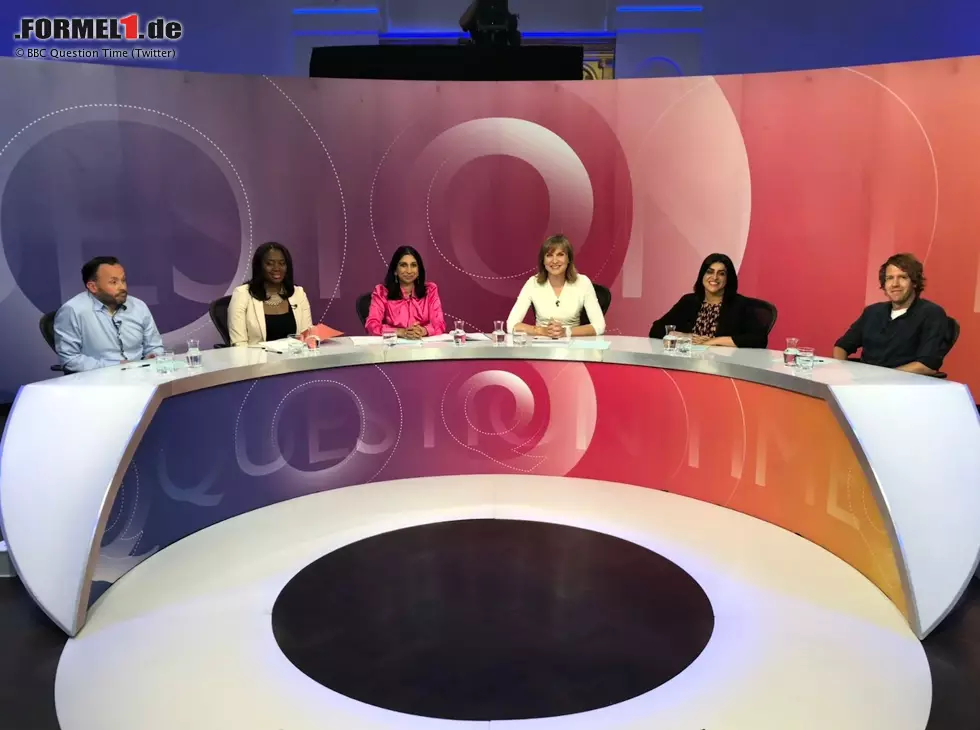 Sebastian Vettel bei BBC Question Time Foto zur News: Sebastian Vettel bei BBC Question Time