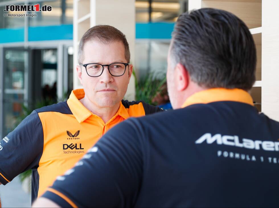 Foto zur News: Andreas Seidl, Zak Brown