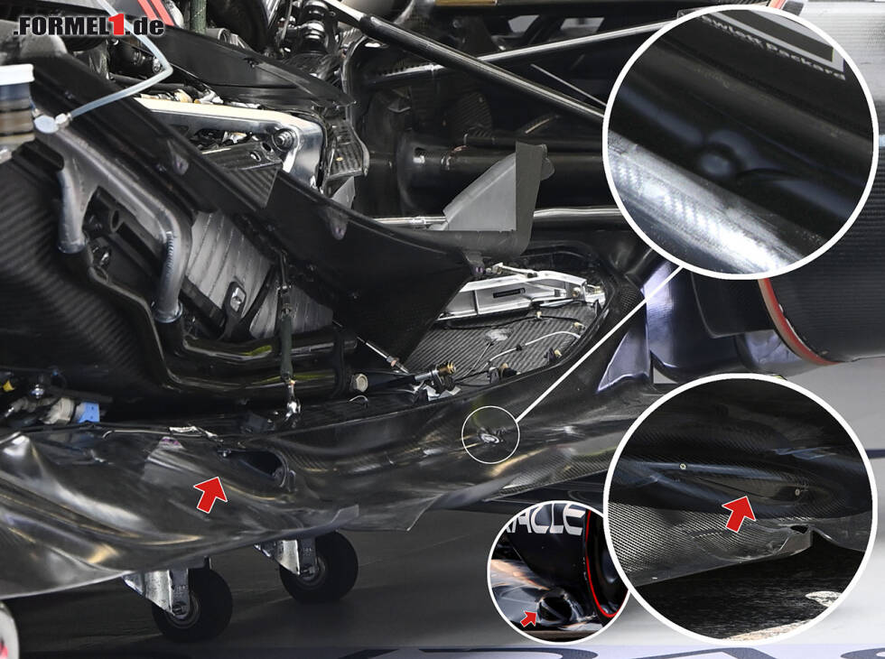 Foto zur News: Unterboden-Detail beim Red Bull RB18