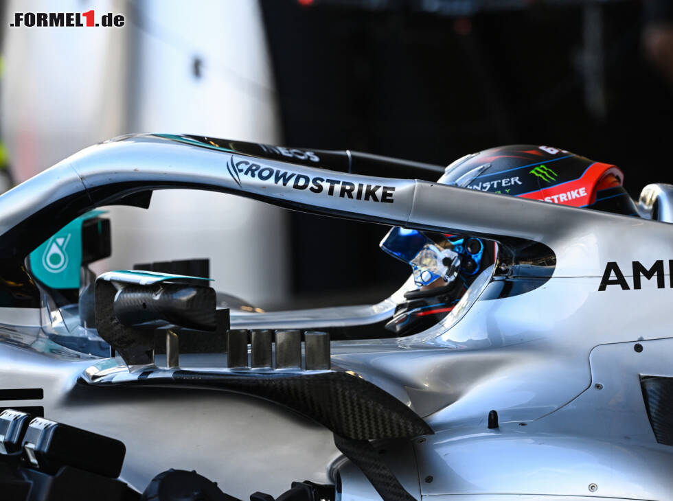 Foto zur News: George Russell (Mercedes) im Rahmen des Formel-1-Events in Baku 2022