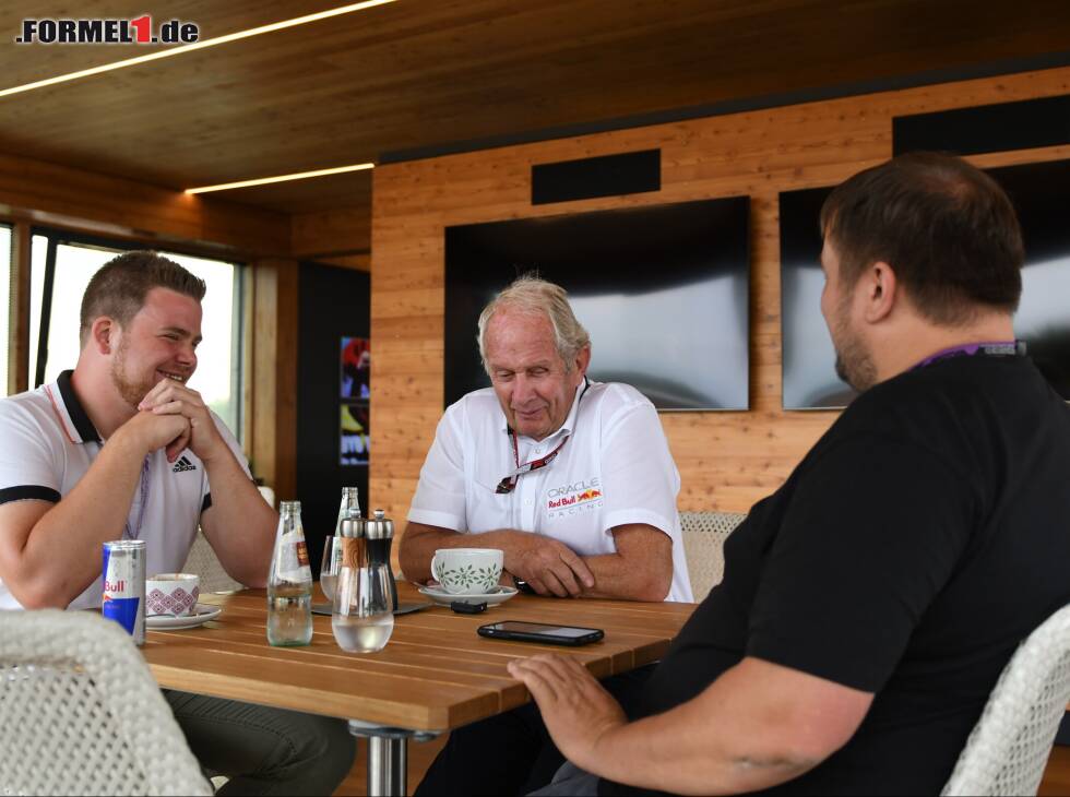 Foto zur News: Kevin Scheuren, Helmut Marko und Christian Nimmervoll