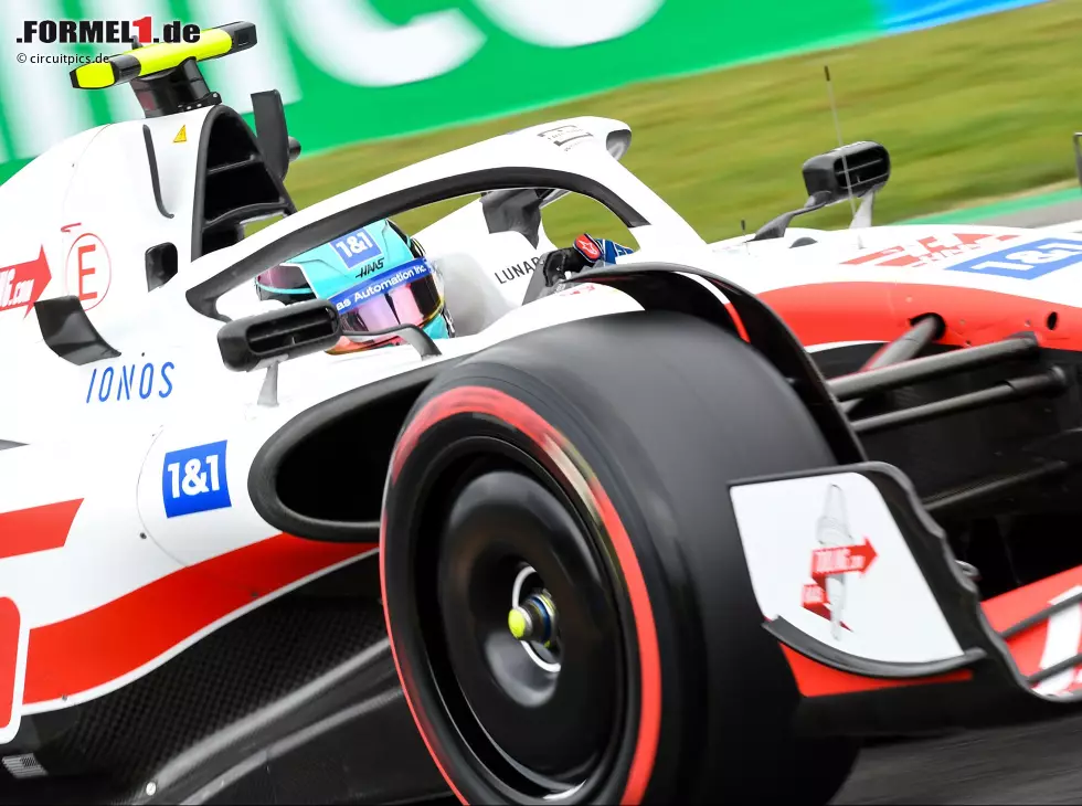 Foto zur News: Mick Schumacher im Haas VF-22 in Spa 2022