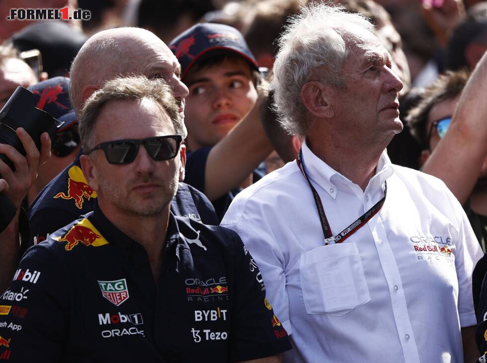 Foto zur News: Christian Horner, Helmut Marko