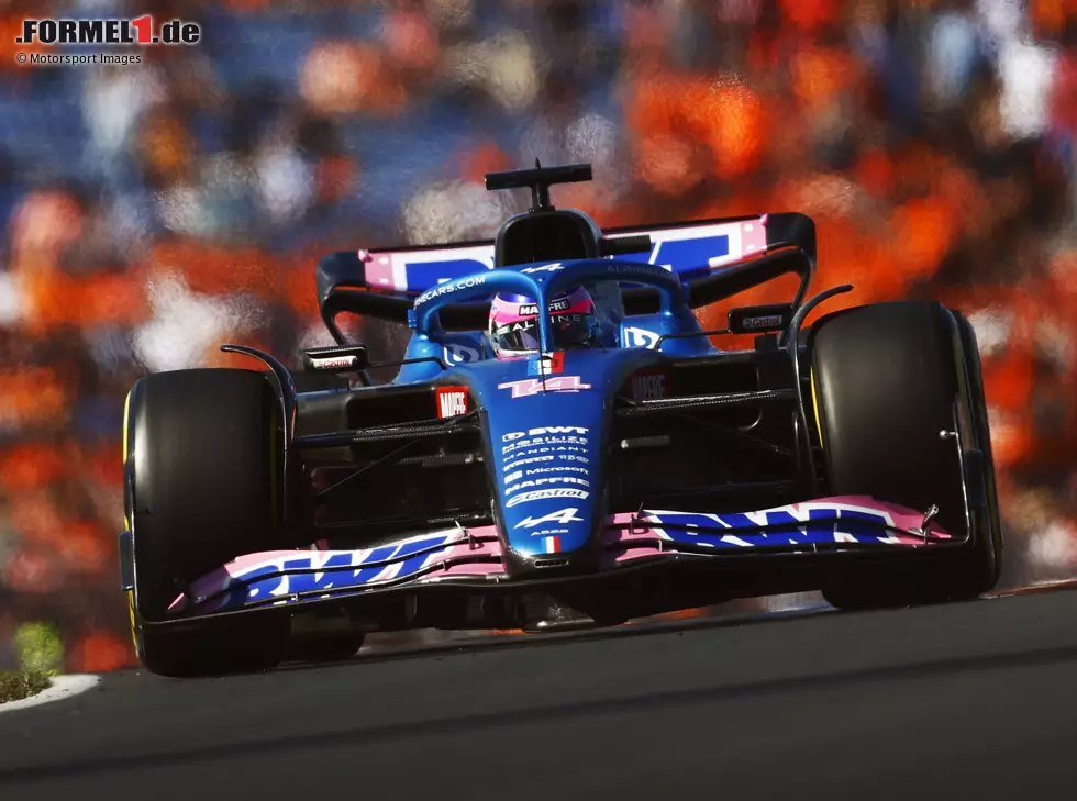 Foto zur News: Fernando Alonso (Alpine A522) im Qualifying zum Formel-1-Rennen in Zandvoort 2022