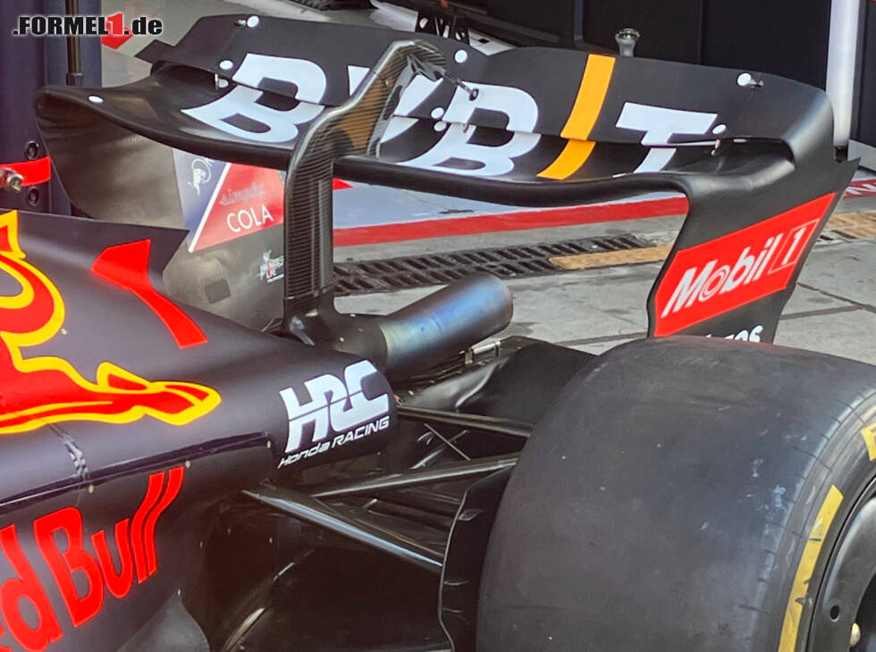Foto zur News: Red Bull RB18: Heckflügel, GP Italien 2022 in Monza