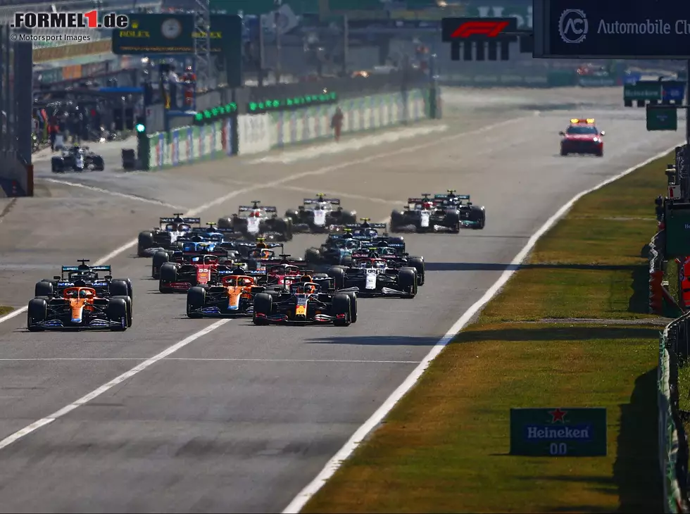 Daniel Ricciardo, Max Verstappen, Lando Norris, Lewis Hamilton, Charles Leclerc Foto zur News: Daniel Ricciardo, Max Verstappen, Lando Norris, Lewis Hamilton, Charles Leclerc