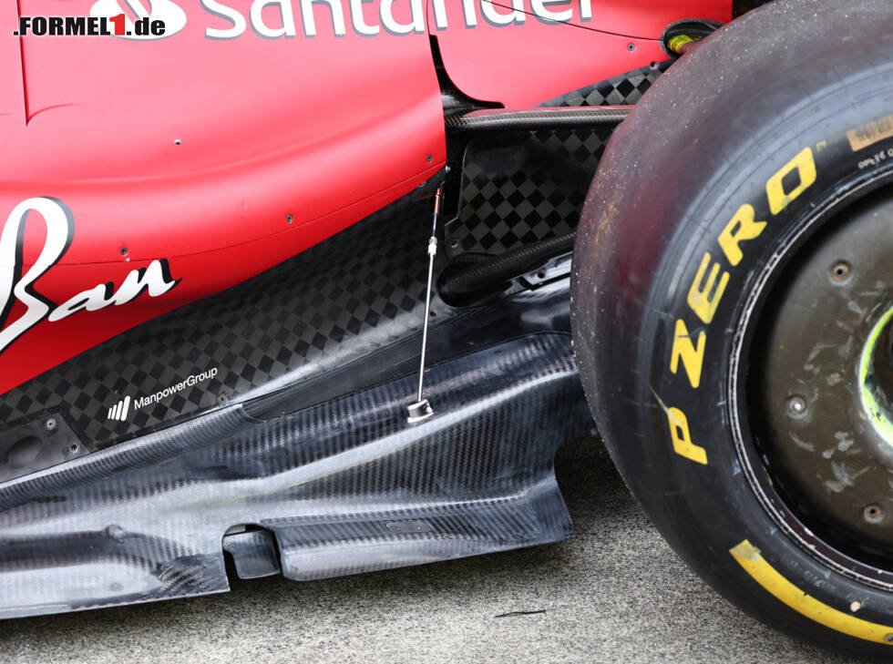 Foto zur News: Der neue Unterboden des Ferrari F1-75 im Detail