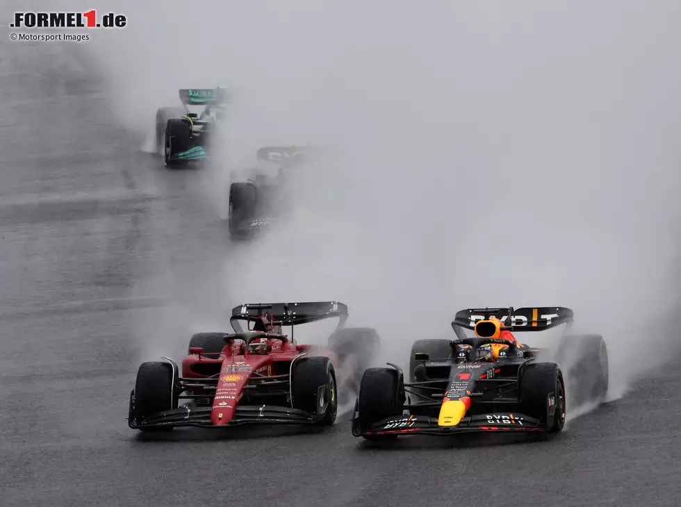 Max Verstappen, Charles Leclerc, Sergio Perez, Lewis Hamilton Foto zur News: Max Verstappen, Charles Leclerc, Sergio Perez, Lewis Hamilton
