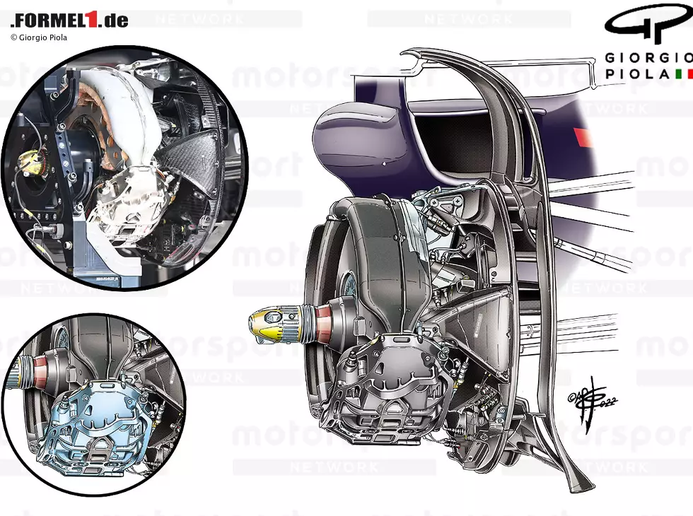 Foto zur News: Vorderrad-Bremse des Red Bull RB18