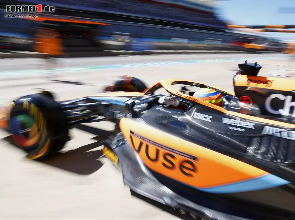 Foto zur News: Alex Palou (McLaren MCL36) im Training zum Formel-1-Rennen in Austin 2022
