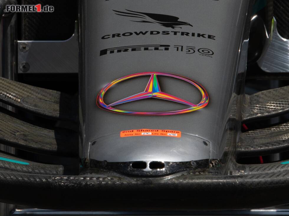 Foto zur News: Mercedes-Stern in Regenbogenfarben