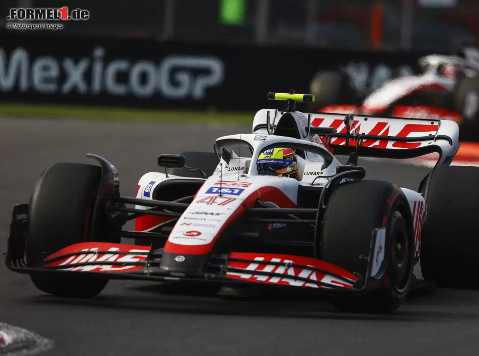 Foto zur News: Mick Schumacher im Haas VF-22 beim Formel-1-Rennen in Mexiko 2022