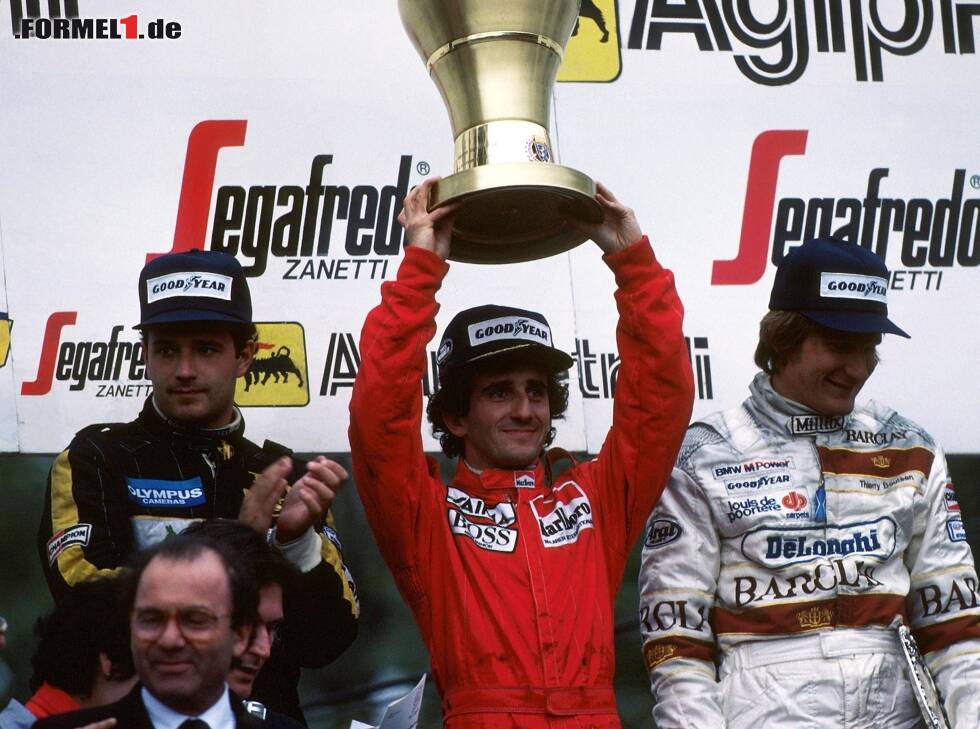 Foto zur News: Elio de Angelis, Alain Prost